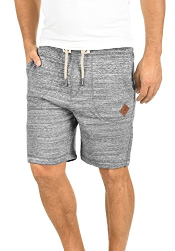 !Solid Aris Herren Sweatshorts Kurze Hose Jogginghose Mit Melierung Und Kordel Regular Fit, Größe:3XL, Farbe:Light Grey Melange (8242) von !Solid