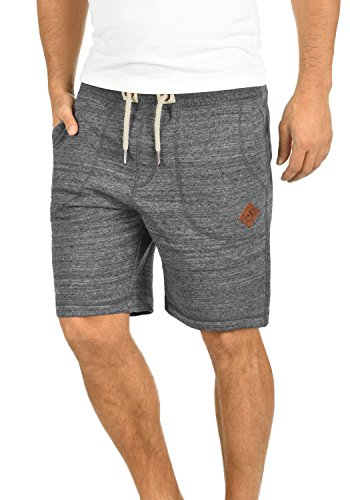 !Solid SDAris Herren Sweatshorts Kurze Hose Jogginghose mit Melierung Kordel Eingrifftaschen Baumwollmischung Regular fit, Größe:XL, Farbe:Grey Melange (8236) von !Solid
