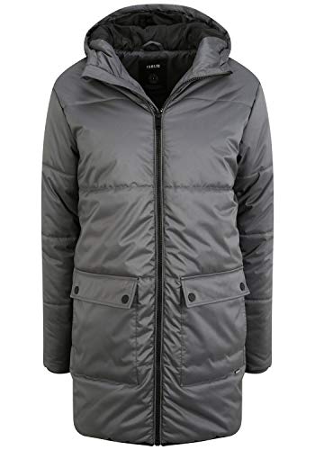 Solid Atong Herren Winterparka Parka Winterjacke mit Kapuze, Größe:L, Farbe:Iron Gate (193910) von Solid