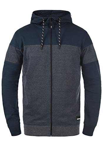 Solid Baris Herren Sweatjacke Kapuzenjacke Hoodie mit Kapuze, Größe:S, Farbe:Insignia Blue (194010) von Solid