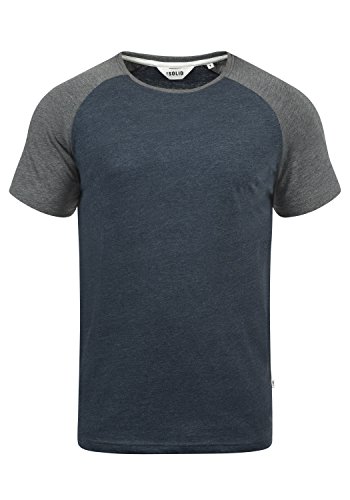 Solid Bastian Herren T-Shirt Kurzarm Shirt Mit Rundhalsausschnitt, Größe:M, Farbe:Blue Grey Melange (G8991) von Solid