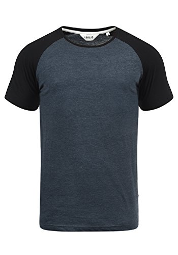 Solid Bastian Herren T-Shirt Kurzarm Shirt Mit Rundhalsausschnitt, Größe:M, Farbe:Insignia Blue Black Melange (B8991) von Solid