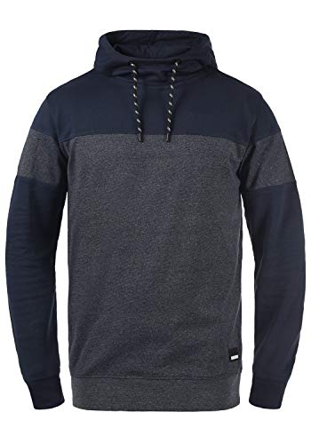 Solid Bekir Herren Kapuzenpullover Hoodie Pullover mit Kapuze, Größe:L, Farbe:Insignia Blue (194010) von Solid