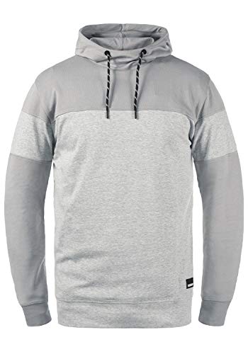 Solid Bekir Herren Kapuzenpullover Hoodie Pullover mit Kapuze, Größe:XL, Farbe:Grey Melange (1840051) von Solid