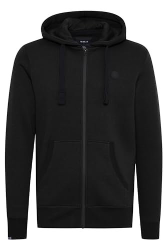 Solid Bene Zip Herren Sweatjacke Kapuzenjacke Hoodie Mit Kapuze Reißverschluss Und Fleece-Innenseite, Größe:L, Farbe:Black (9000) von Solid