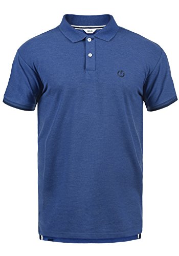 Solid BenjaminPolo Herren Poloshirt Polohemd T-Shirt Shirt Mit Polokragen, Größe:L, Farbe:Faded Blue Melange (1542M) von Solid