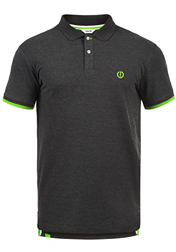 Solid BenjaminPolo Herren Poloshirt Polohemd T-Shirt Shirt Mit Polokragen, Größe:M, Farbe:Dark Grey Melange (8288) von Solid