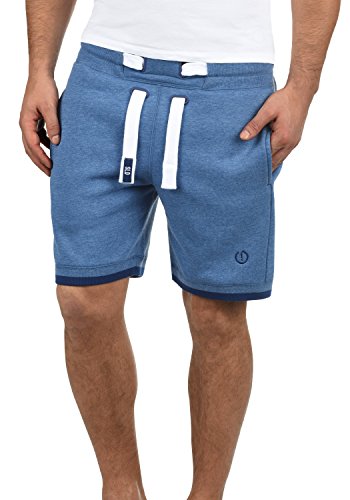 !Solid BenjaminShorts Herren Sweatshorts Kurze Hose Jogginghose Mit Fleece-Innenseite Und Kordel Regular Fit, Größe:XL, Farbe:Faded Blue Melange (1542M) von !Solid