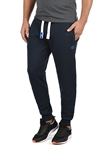 Solid SDBenn Herren Sweatpants Jogginghose Sporthose mit Fleece-Innenseite Kordelzug Label-Details Baumwollmischung Regular fit, Größe:S, Farbe:Insignia Blue (1991) von !Solid