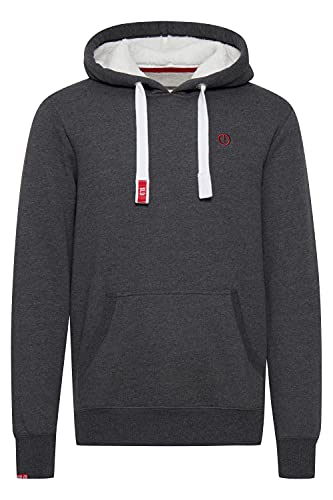 !Solid SDBennHood Herren Kapuzenpullover Pullover Hoodie Sweater mit Teddy-Futter Kängurutasche Kordelzug Baumwollmischung Regular fit, Größe:M, Farbe:Med Gre P (P8254) von !Solid