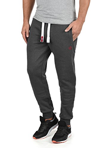 !Solid SDBenn Herren Sweatpants Jogginghose Sporthose mit Fleece-Innenseite Kordelzug Label-Details Baumwollmischung Regular fit, Größe:S, Farbe:Med Grey (8254) von !Solid