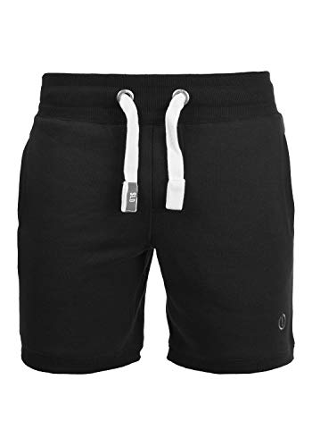 Solid SDBennShorts Herren Sweatshorts Kurze Hose Jogginghose mit Fleece-Innenseite und Kordel, Größe:XL, Farbe:Black (9000) von Solid