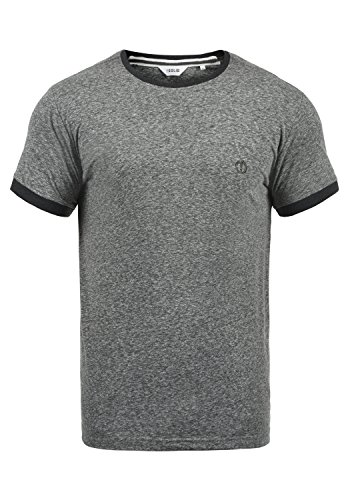 Solid BennTee Herren T-Shirt Kurzarm Shirt Mit Rundhalsausschnitt Aus 100% Baumwolle, Größe:XXL, Farbe:Black (9000) von Solid