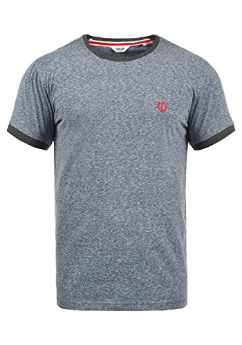 Solid BennTee Herren T-Shirt Kurzarm Shirt Mit Rundhalsausschnitt Aus 100% Baumwolle, Größe:XXL, Farbe:INS BLU M (P8991) von Solid