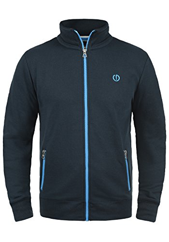 !SOLID SDBennTrack Herren Sweatjacke Cardigan mit Reißverschluss und Stehkragen, Größe:L, Farbe:Insignia Blue (1991) von !Solid