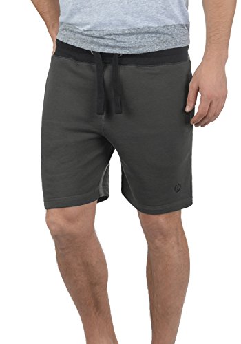 !Solid Benni Herren Sweatshorts Kurze Hose Jogginghose Mit Fleece-Innenseite Und Kordel Regular Fit, Größe:L, Farbe:Dark Grey (2890) von !Solid