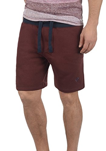 !Solid Benni Herren Sweatshorts Kurze Hose Jogginghose Mit Fleece-Innenseite Und Kordel Regular Fit, Größe:XL, Farbe:Wine Red (0985) von !Solid