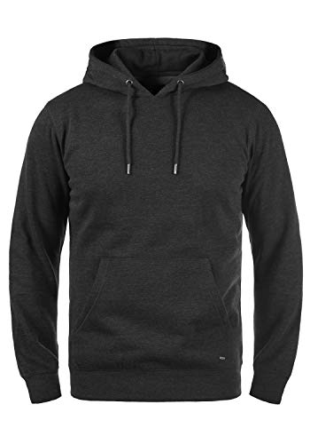 Solid Bert Herren Kapuzenpullover Hoodie Pullover Mit Kapuze Und Fleece-Innenseite, Größe:3XL, Farbe:Dark Grey Melange (8288) von Solid