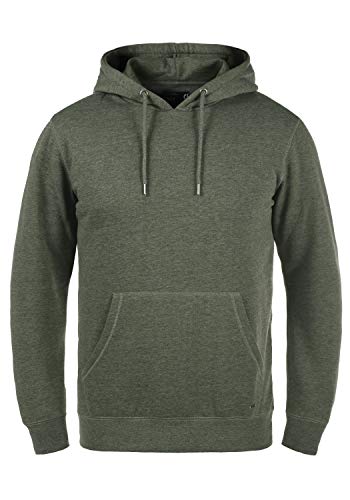 Solid Bert Herren Kapuzenpullover Hoodie Pullover Mit Kapuze Und Fleece-Innenseite, Größe:L, Farbe:Climb Ivy Melange (8785) von Solid