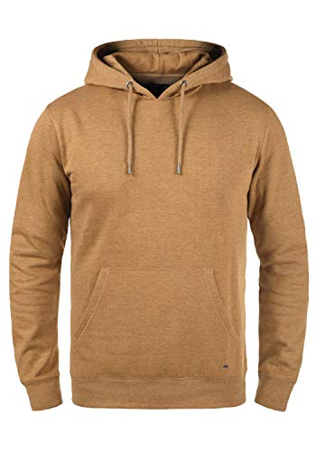 Solid Bert Herren Kapuzenpullover Hoodie Pullover Mit Kapuze Und Fleece-Innenseite, Größe:XXL, Farbe:Brown Mel (8056) von Solid