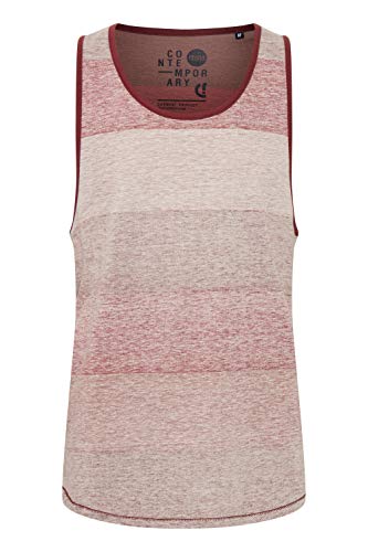 Solid Charan Herren Tank-Top Mit Rundhalsausschnitt Regular Fit, Größe:3XL, Farbe:Wine Red (0985) von Solid