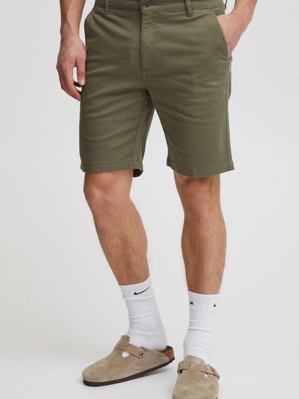 Solid Chinoshorts Herren Baumwolle, oliv von !Solid