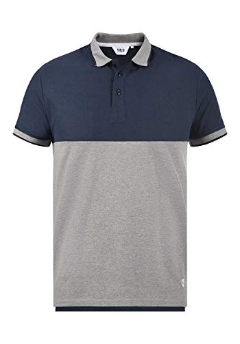 Solid Corbin Herren Poloshirt Polohemd T-Shirt 100% Baumwolle, Größe:L, Farbe:Insignia Blue (1991) von Solid