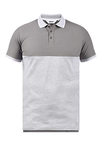 Solid Corbin Herren Poloshirt Polohemd T-Shirt 100% Baumwolle, Größe:M, Farbe:Mid Grey (2842) von Solid