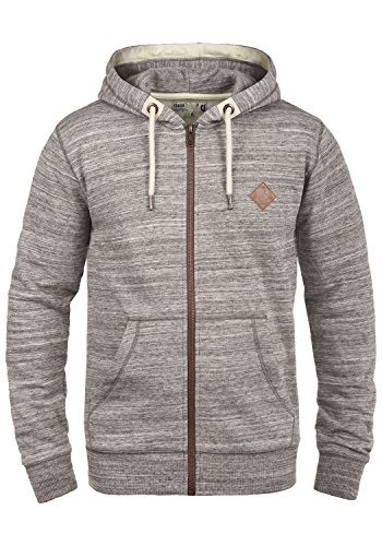 Solid Craig Herren Sweatjacke Kapuzenjacke Hoodie Mit Kapuze Und Reißverschluss, Größe:L, Farbe:Coffee Bean (5973) von Solid