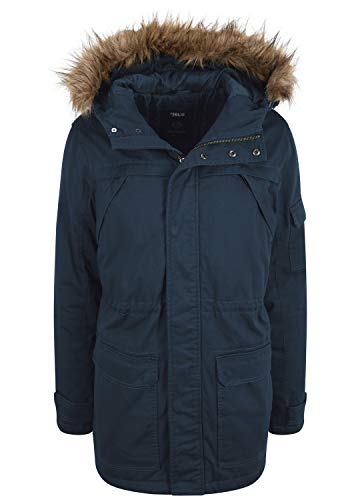 !Solid Danello Herren Winterparka Parka Winterjacke mit Kapuze, Größe:M, Farbe:Insignia Blue (194010) von !Solid