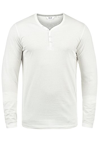 Solid Doriano Herren Longsleeve Langarmshirt Shirt Mit Grandad-Ausschnitt, Größe:3XL, Farbe:Off White (0104) von Solid