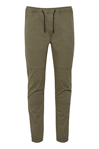 Solid SDHenako Herren Chino Hose Stoffhose mit Stretch und elastischer Beinabschluss, Größe:3XL, Farbe:Dusty Olive (180515) von Solid