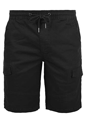 Solid SDHenik Herren Cargo Shorts Bermuda Kurze Hose mit Stretch, Größe:L, Farbe:Black (9000) von Solid