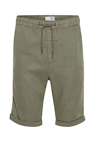 Solid SDTruc Shorts Linen Herren Hose Leinenshorts Regular fit, Größe:L, Farbe:IVY Green (190512) von Solid