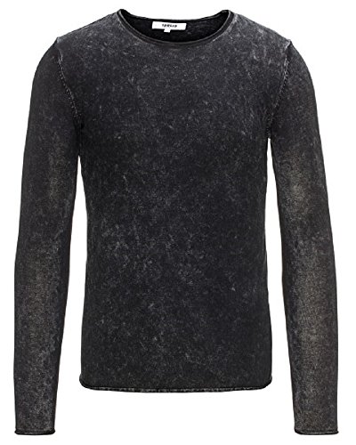 !Solid Herren Knit-Gabe Pullover, Schwarz (Jet Black 2958), Large von !Solid