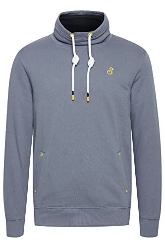 Solid Kaan Herren Sweatshirt Pullover Pulli mit Tube-Kragen, Größe:XL, Farbe:China Blue (183918) von Solid