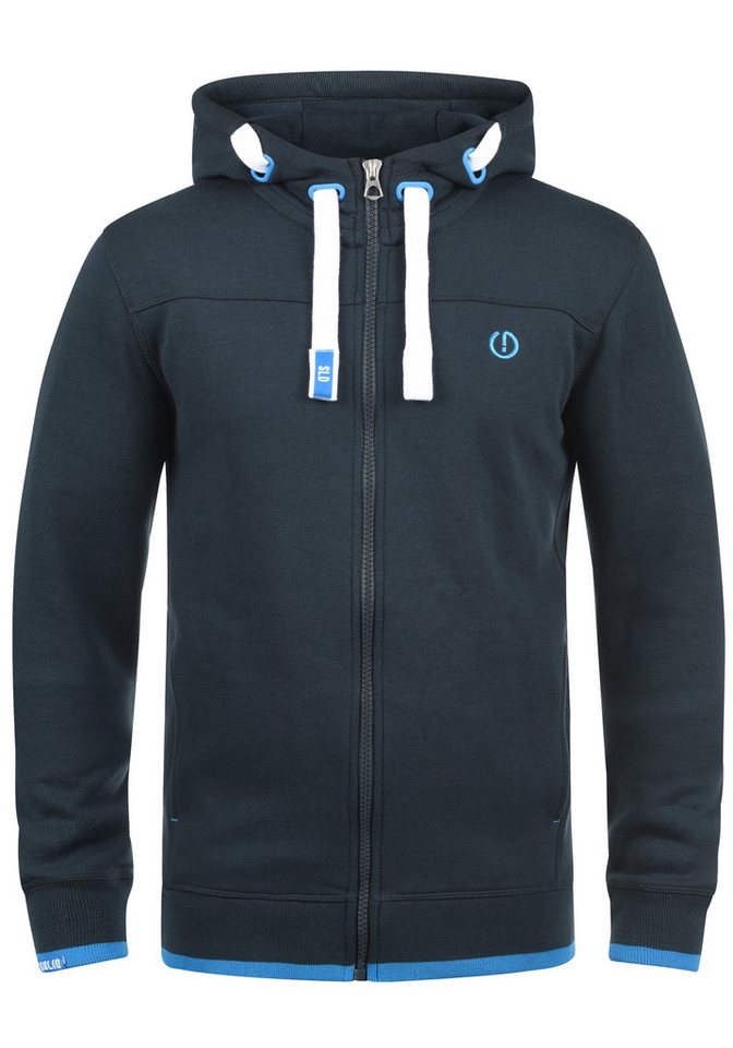 !Solid Kapuzensweatjacke SDBenjaminZip Sweatjacke Sweatshirtjacke mit weicher Fleece Innenseite von !Solid
