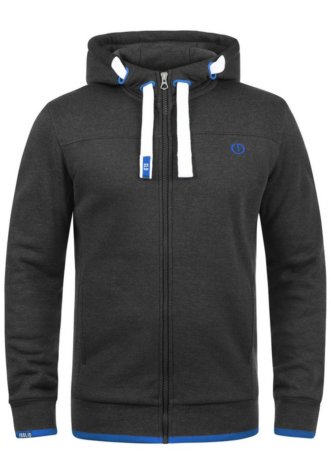 !Solid Kapuzensweatjacke SDBenjaminZip Sweatjacke Sweatshirtjacke mit weicher Fleece Innenseite von !Solid
