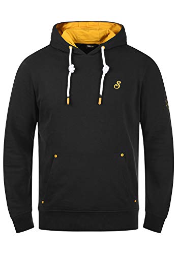 Solid Kenan Herren Kapuzenpullover Hoodie Pullover mit Kapuze, Größe:L, Farbe:Black (194007) von Solid