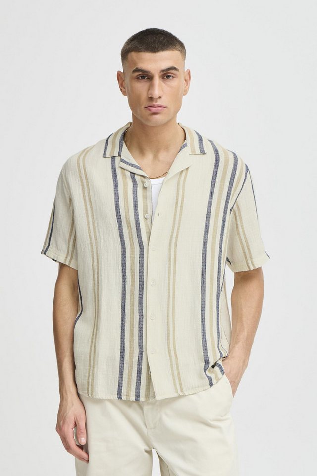 !Solid Kurzarmhemd SDISAI Modisches Baumwollhemd mit Streifen von !Solid