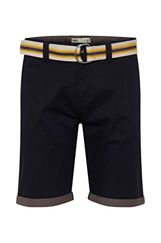 !Solid SDLagos Herren Chino Shorts Bermuda Kurze Hose mit Gürtel und Stretch Regular Fit, Größe:M, Farbe:Black (9000) von !Solid