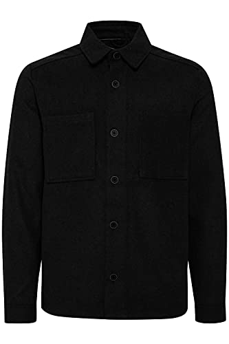 Solid SDLiam Herren Übergangsjacke Herrenjacke Hemdjacke Jacke mit Kentkragen, Größe:XL, Farbe:Black (194007) von Solid