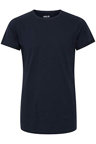 Solid Longo Herren T-Shirt Kurzarm Shirt Basic Multipack, Größe:M, Farbe:Insignia Blue (194010) von Solid