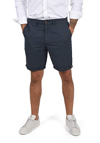 !Solid Loras Herren Leinenshorts Kurze Leinenhose Bermuda, Größe:L, Farbe:Insignia Blue (1991) von !Solid