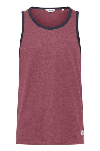 Solid Malino Herren Tank Top Mit Rundhalsausschnitt, Größe:L, Farbe:Wine Red Melange (8985) von Solid