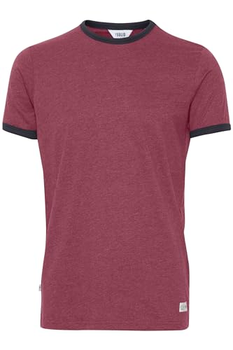 Solid Manoldo Herren T-Shirt Kurzarm Shirt Mit Rundhalsausschnitt, Größe:M, Farbe:Wine Red Melange (8985) von Solid