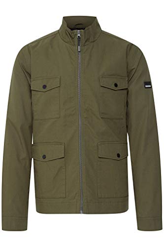 Solid Mingus Herren Feldjacke Übergangsjacke Jacke gefüttert mit Stehkragen und Taschen, Größe:XXL, Farbe:Ivy Green (190512) von Solid