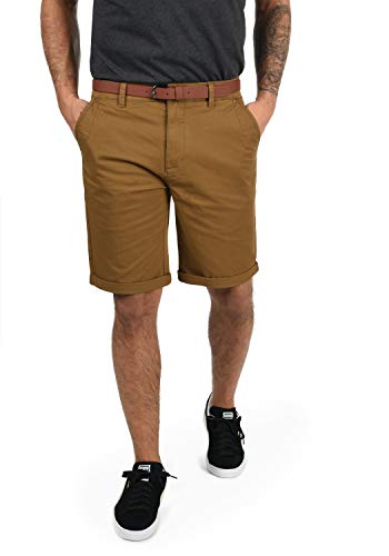 Solid SDMontijo Chino Shorts Bermuda Kurze Hose mit Gürtel und Stretch, Größe:M, Farbe:Cinnamon (5056) von Solid