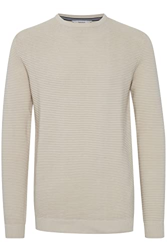 !Solid Nicholas Herren Strickpullover Feinstrick Pullover aus 100% Baumwolle, Größe:XXL, Farbe:Oatmeal (130401) von !Solid