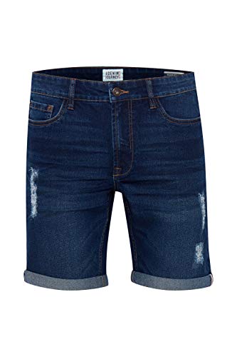 !SOLID SDNoyton Herren Jeans Shorts Kurze Denim Hose mit Stretch Regular Fit, Größe:2XL, Farbe:Dark Blue Denim (700031) von !SOLID